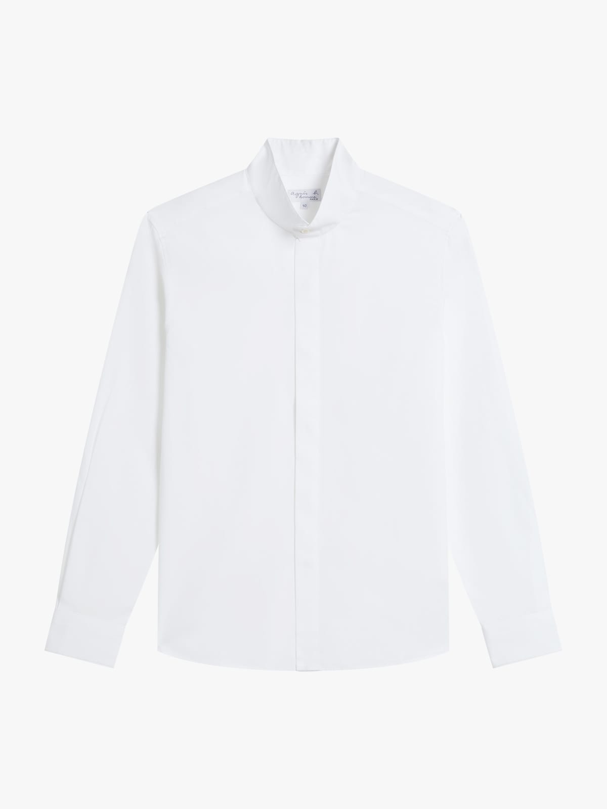 white Étienne cotton poplin shirt