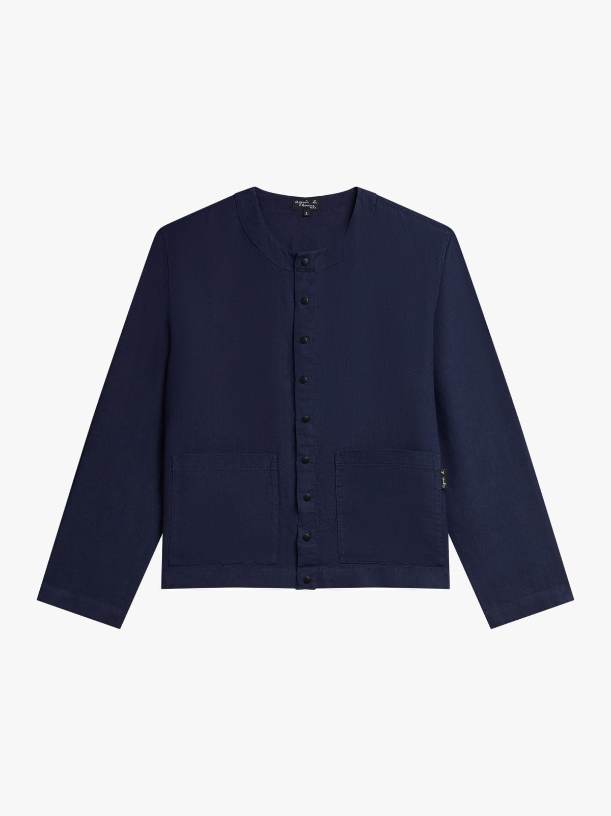 blue cardigan shirt