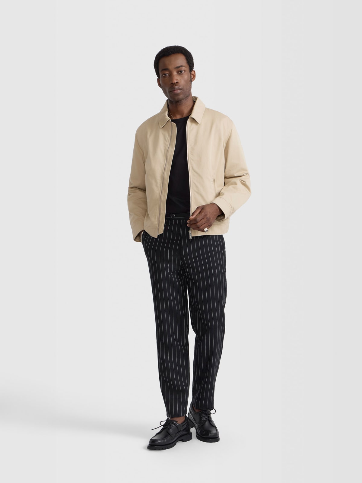 brown Chet jacket with cotton drill lining