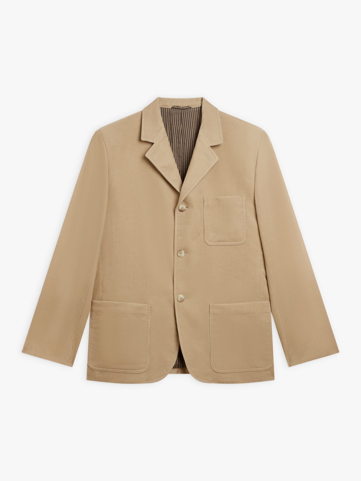 beige corduroy cotton jacket
