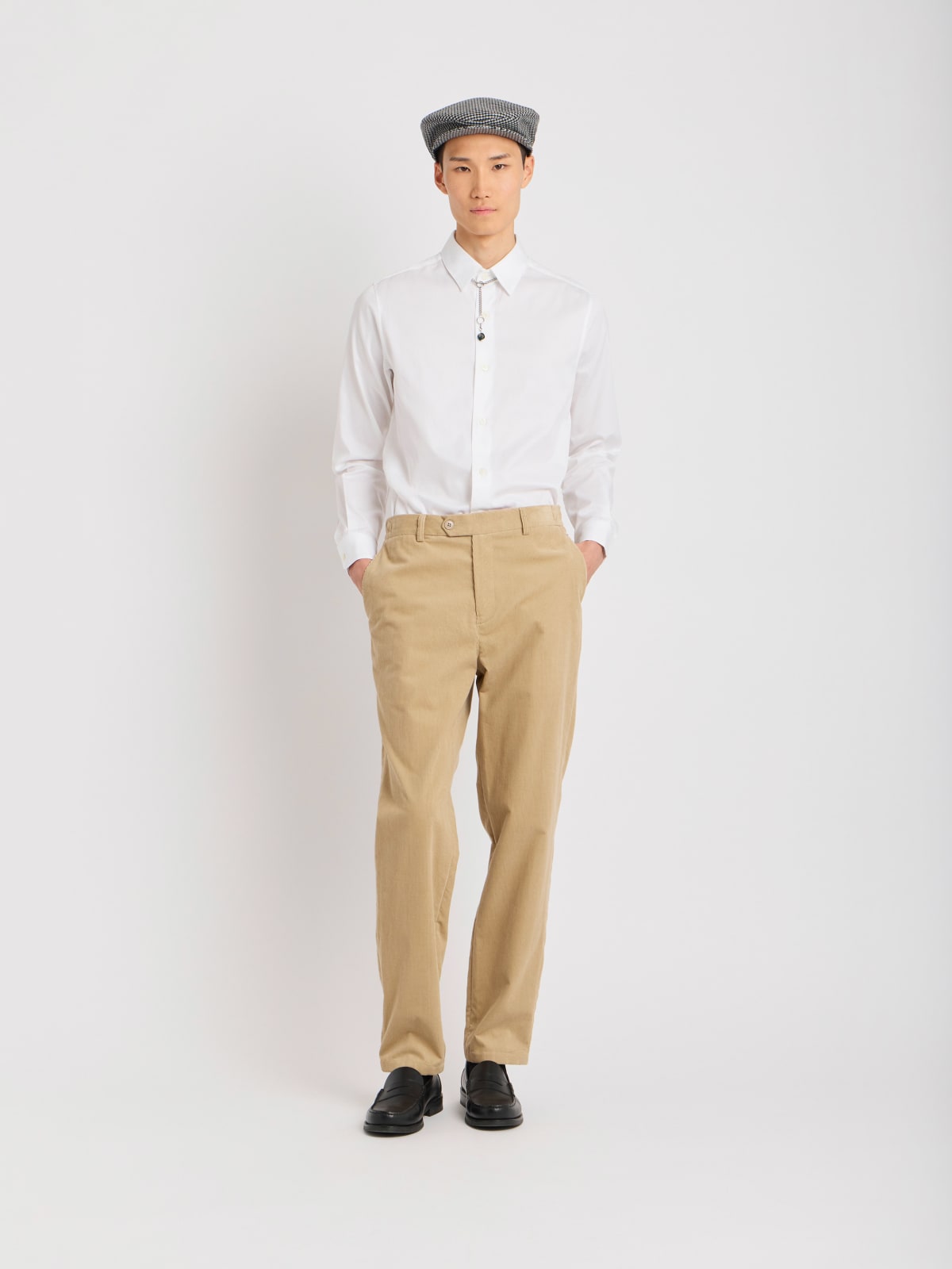 beige corduroy Noamm trousers