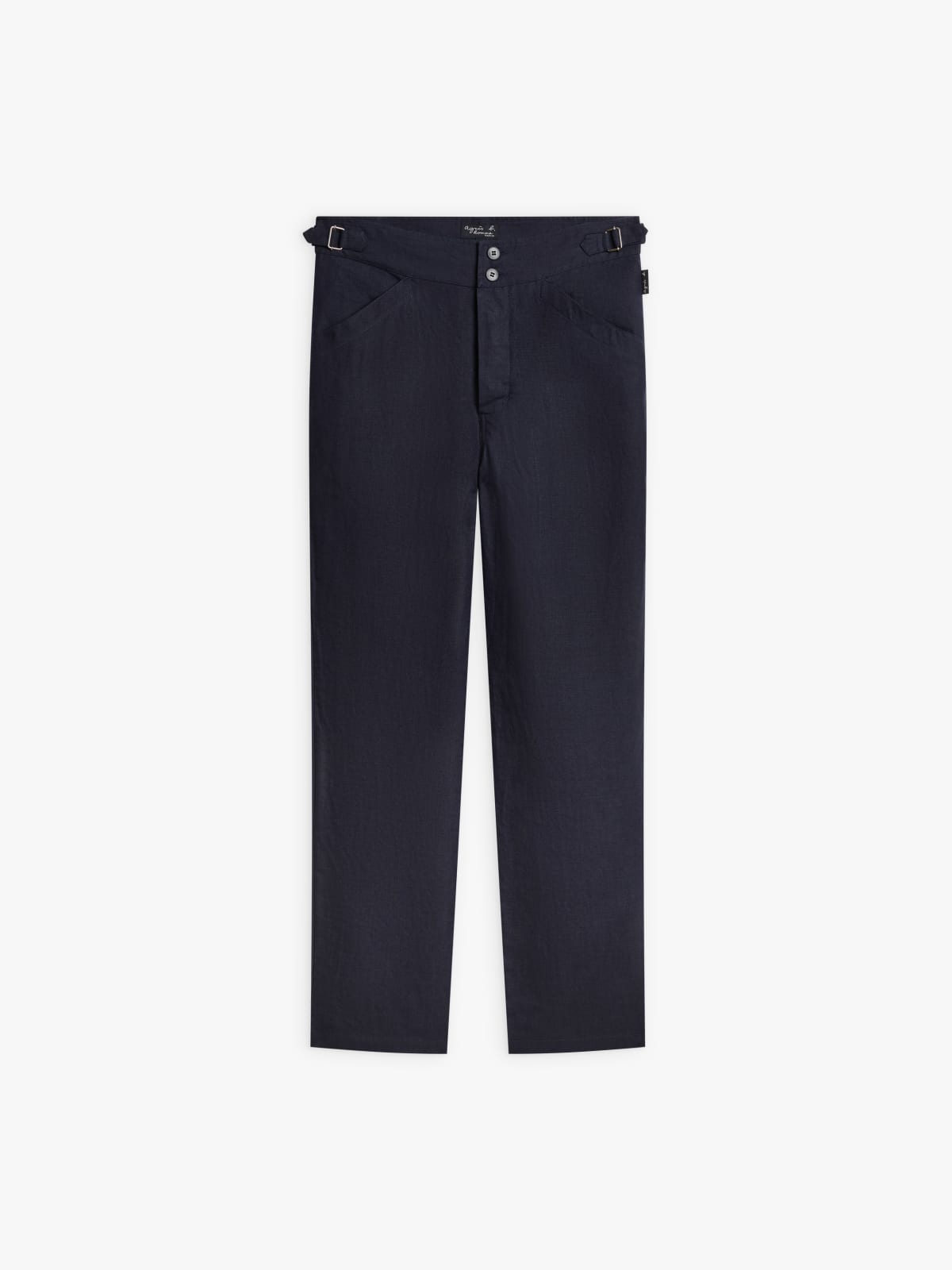 blue Belleville linen trousers