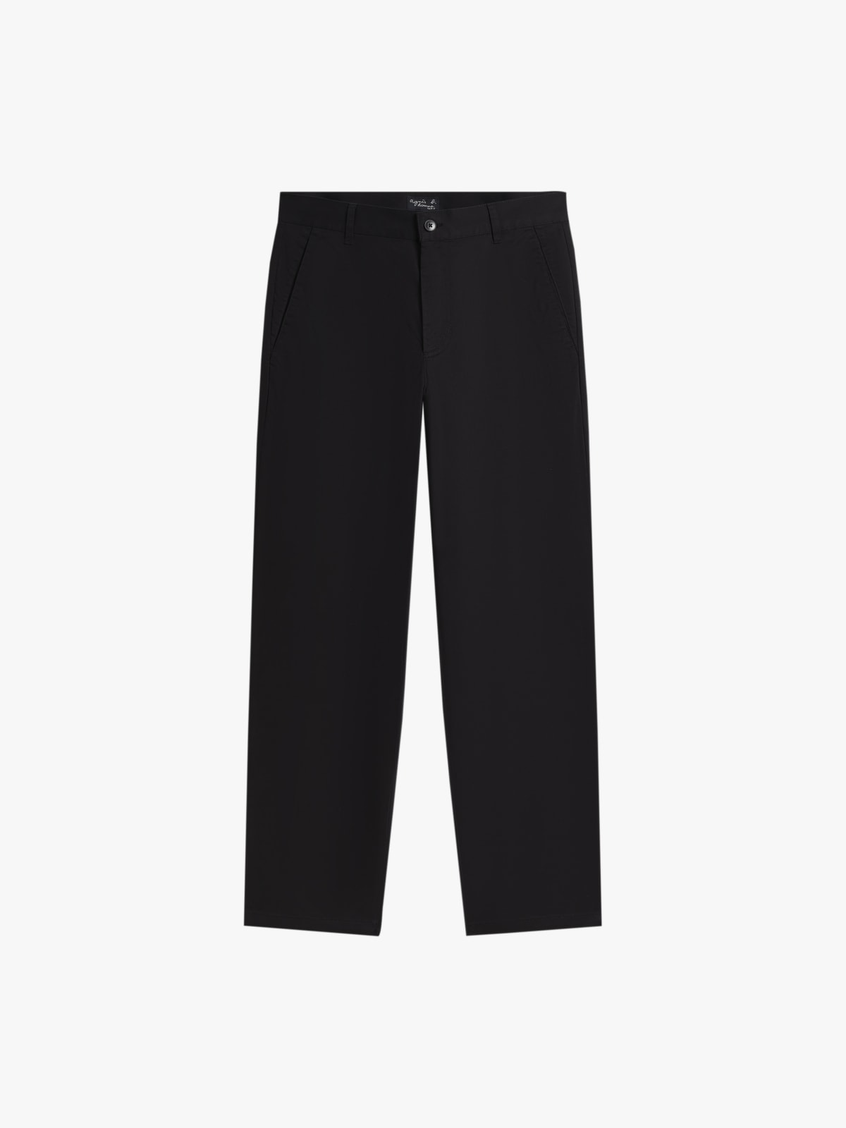 black Antton cotton gabardine trousers