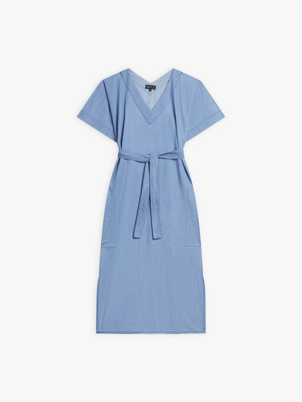 blue denim dress