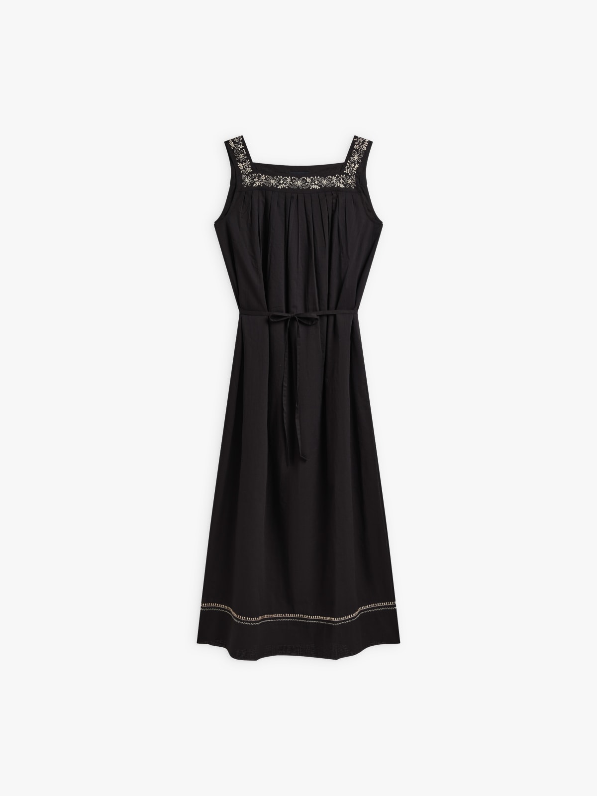 black cotton dress